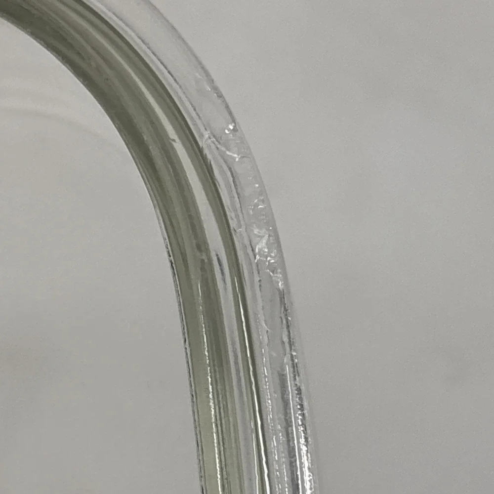 Vintage Pyrex A-12-C Clear Glass Square Dome Replacement Lid Corning Ware